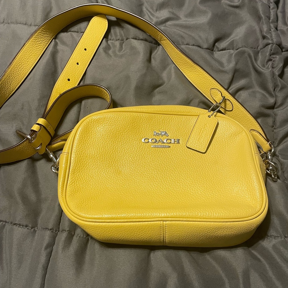 Coach Vibrant Yellow Crossbody Bag
